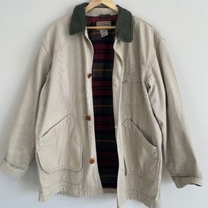 L.L Bean Flannel Lined Jacket